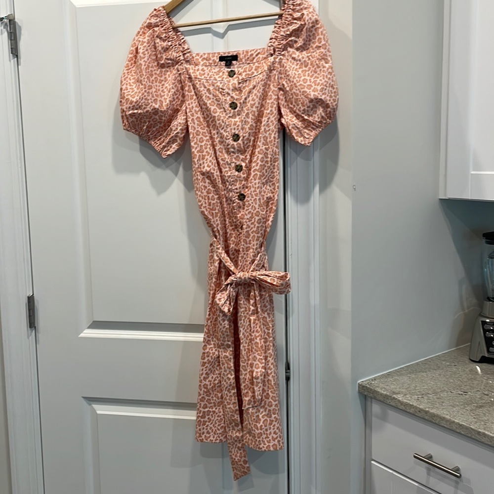 New j.Crew soft pink animal print